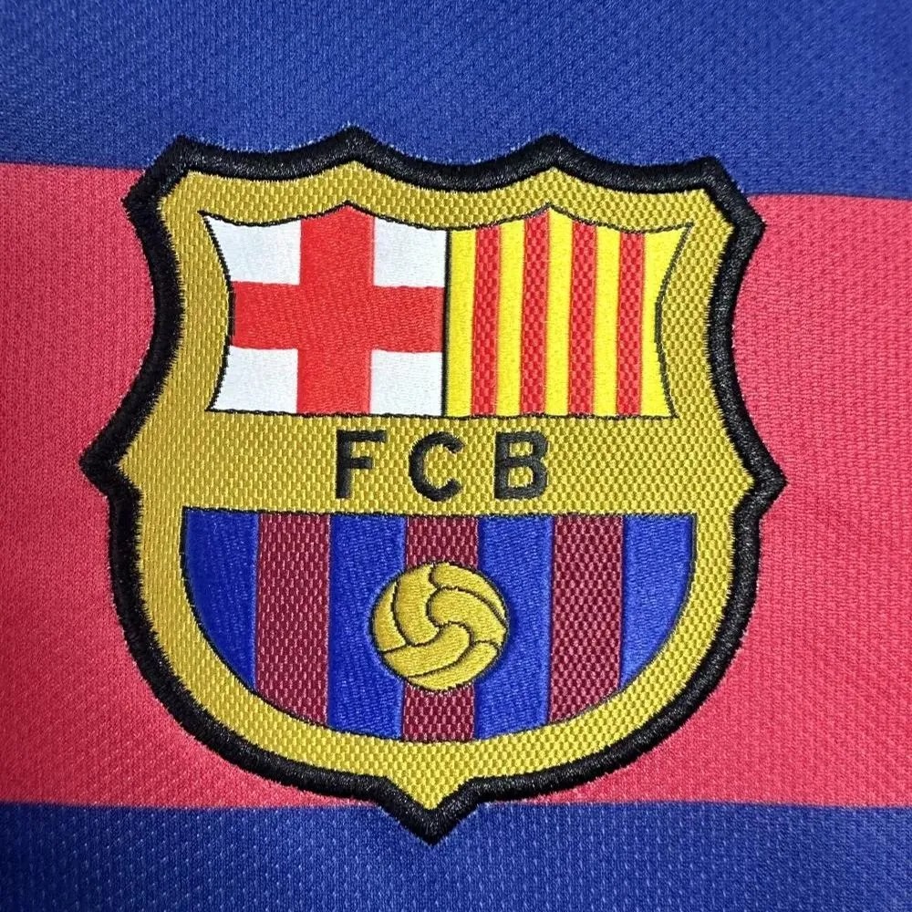 Barcellona 2015/16 Maglia calcio manica lunga retro S-XXL