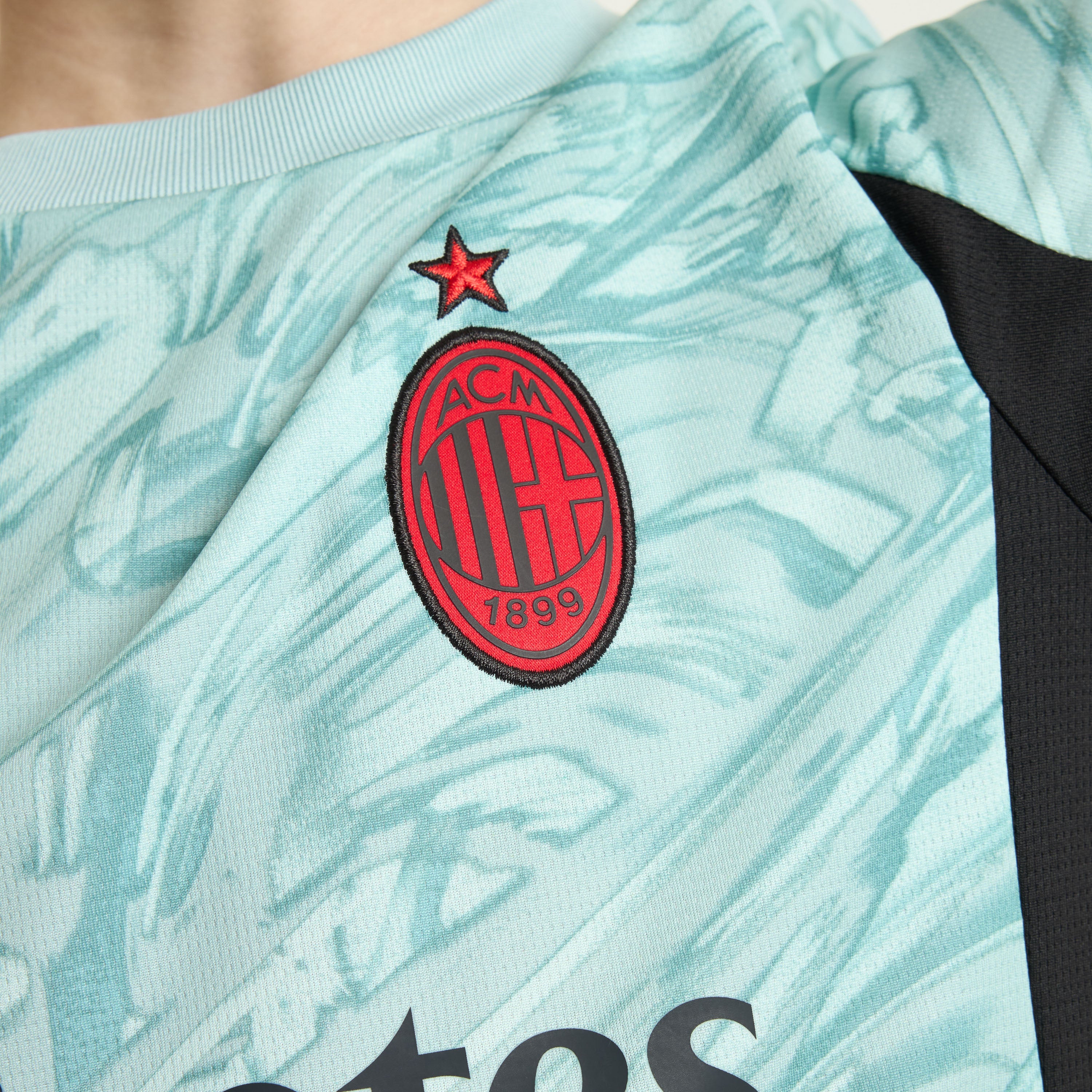 AC Milan Kit Gara Milan Goalkeeper Home 2025/25 maglia portiere bambino