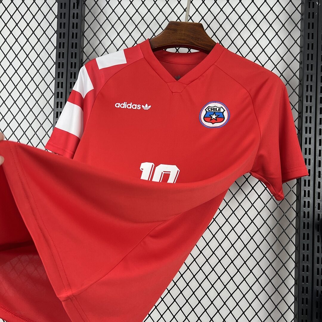 Tifoso Store Cile Retro 2024/25 Maglia Calcio Rossa Casa