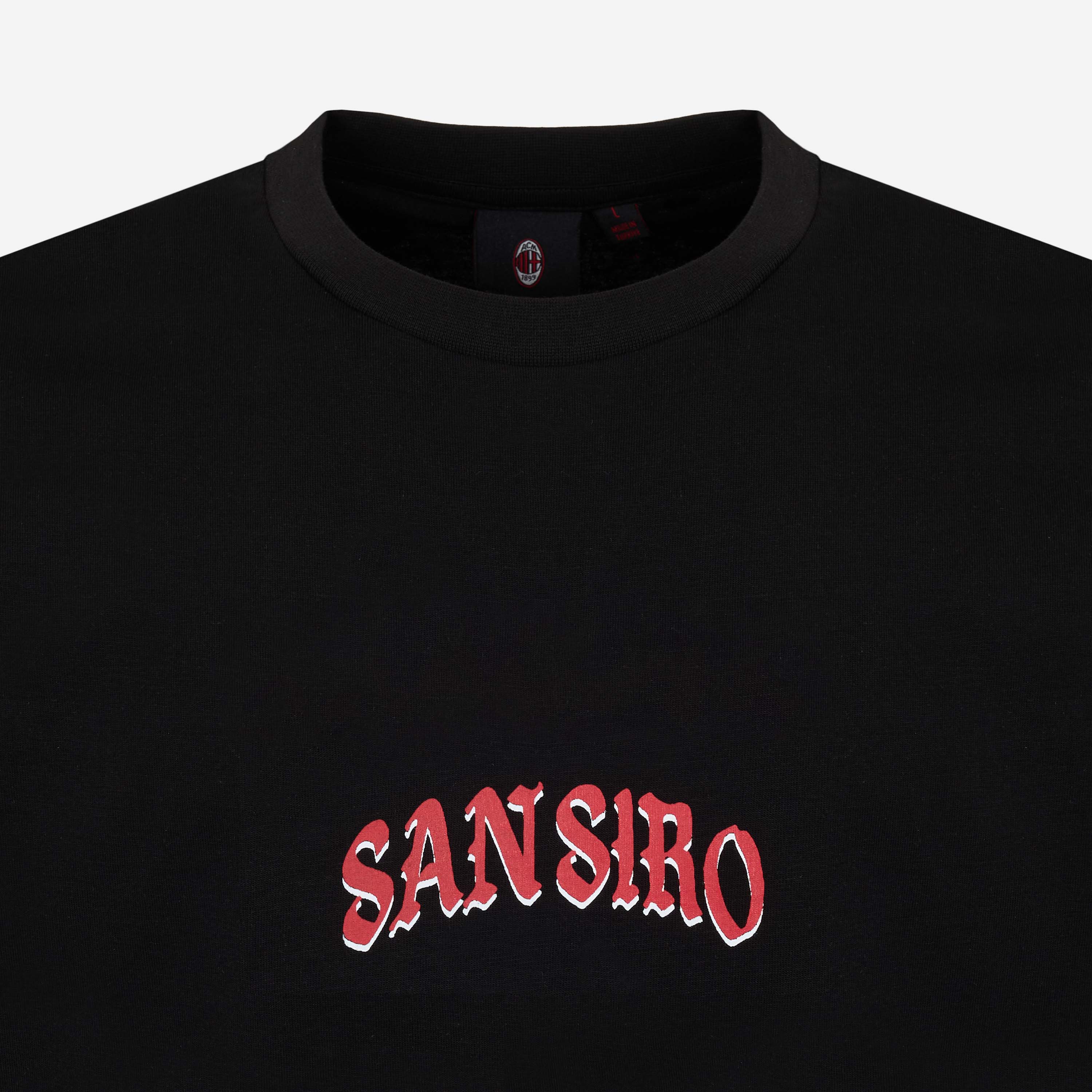 AC Milan San Siro maglia da tifoso nera taglia L
