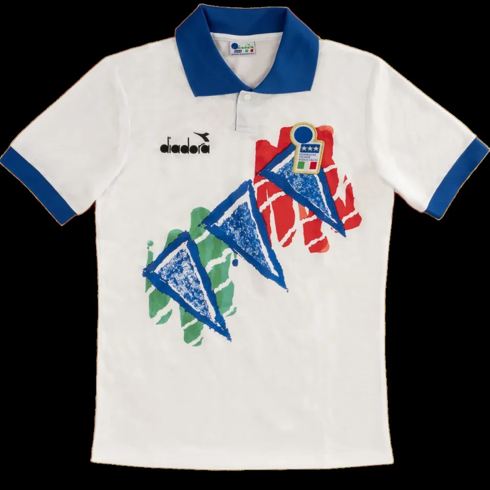 Tifoso Store Maglie da Calcio Italia 1994 maglia bianca retro