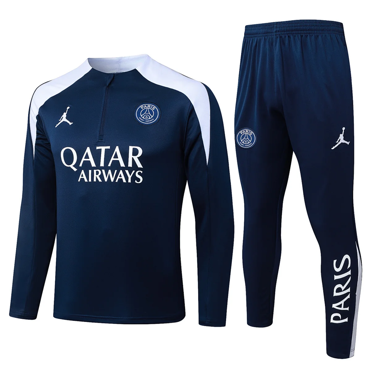 Tifoso Store PSG 2025/26 Tuta Jordan mezza zip blu navy S-XXL