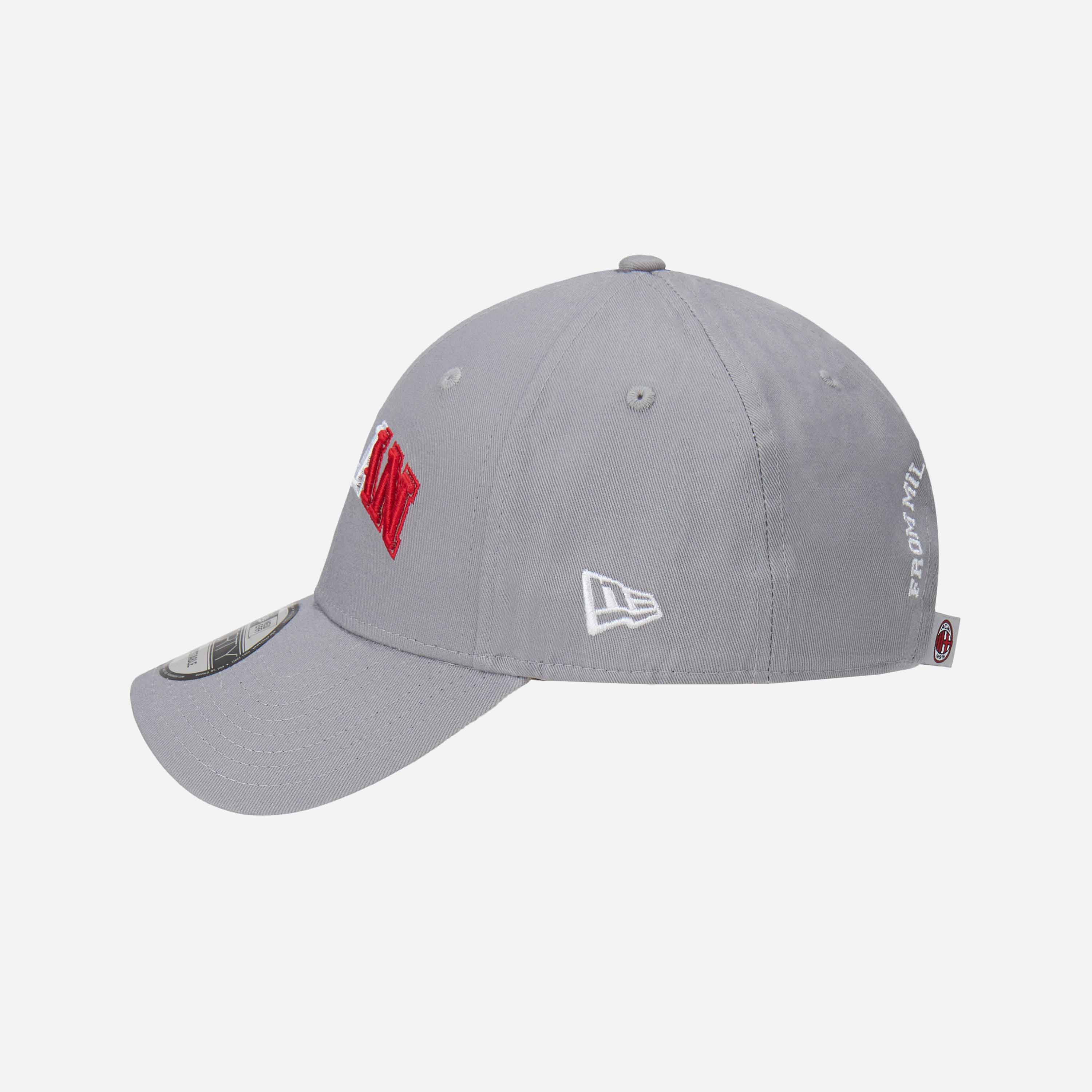 AC Milan New Era 9Forty Cappello Cotone Bandiera Francese
