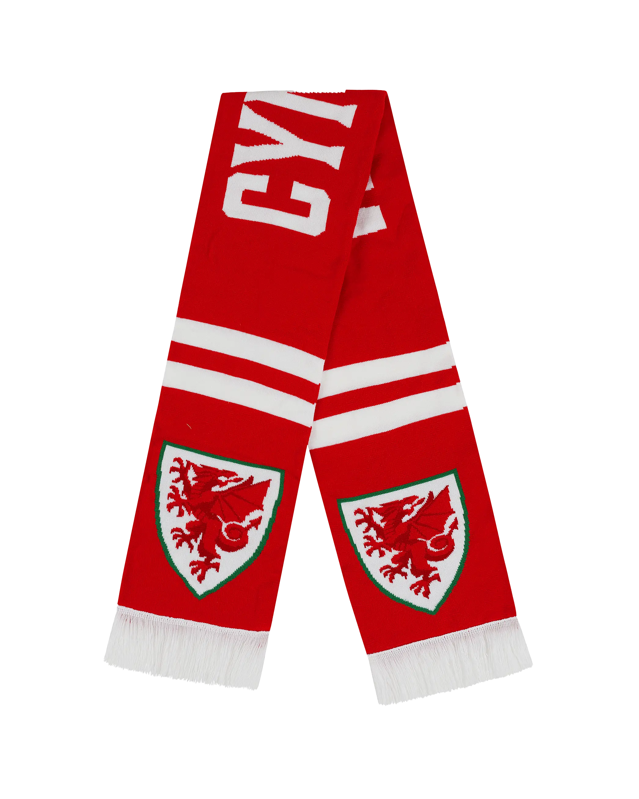 Wales Accessories CYMRU Bar Scarf sciarpa rossa taglia unica