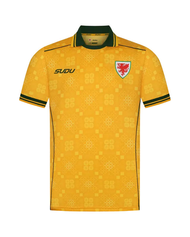Wales SUDU 2026-27 maglia away adulto gialla
