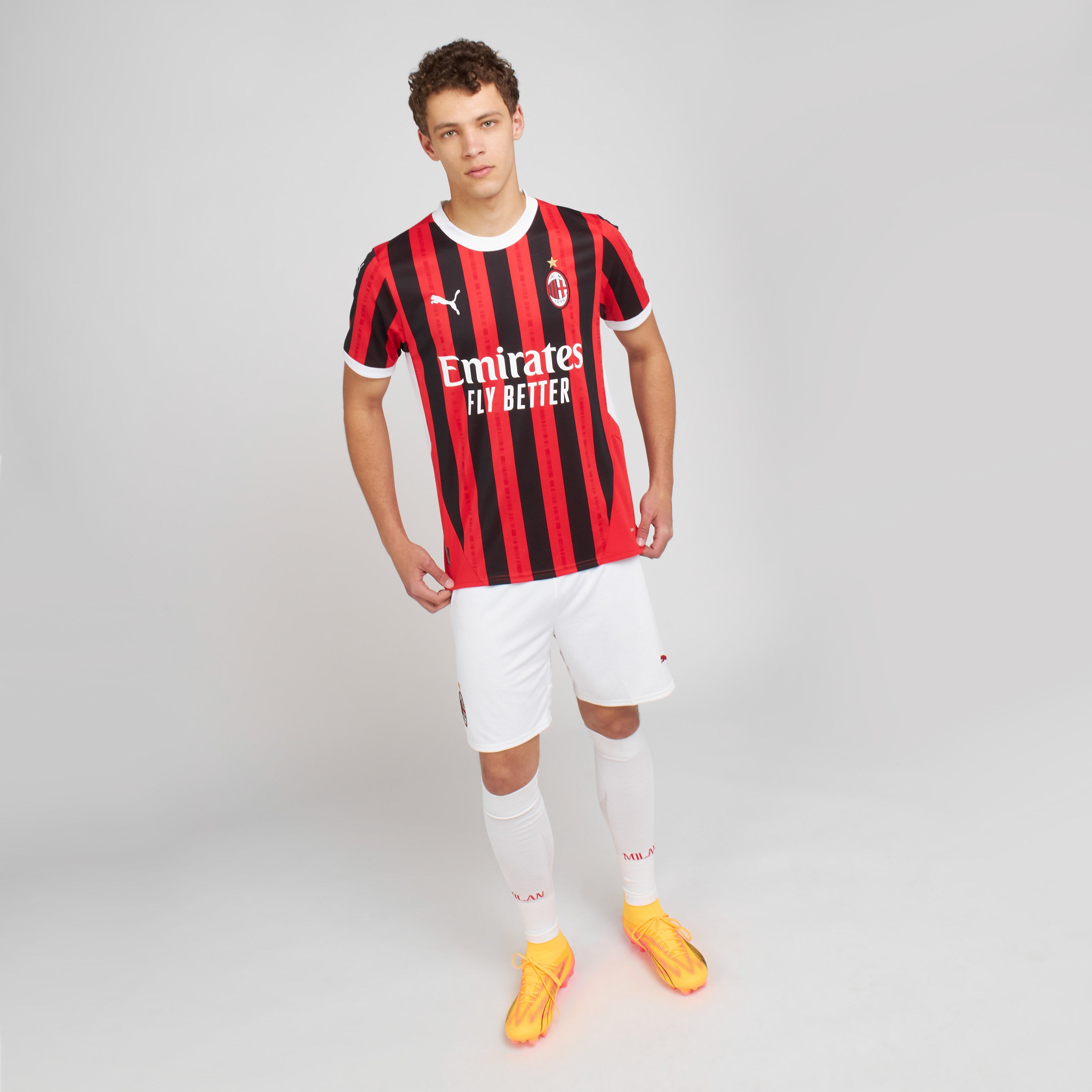 AC Milan Kit Gara 2024/25 Pantaloncini Casa Uomo Neri