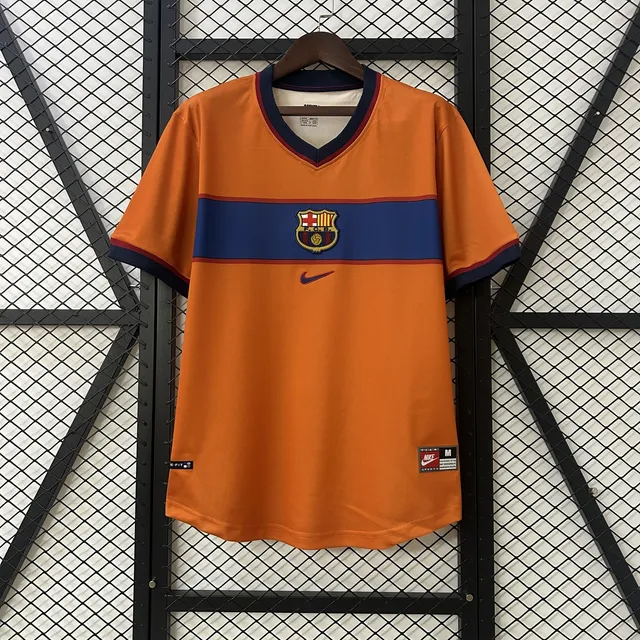 Barcellona Third 1998/99 Maglia Retro Arancione