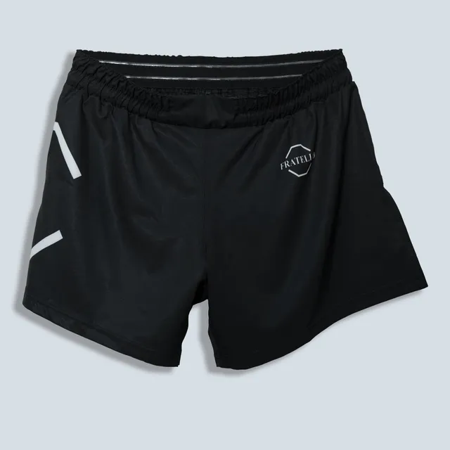 Fratello Pantaloncini Essentials Hybrid shorts bianchi spacchi laterali