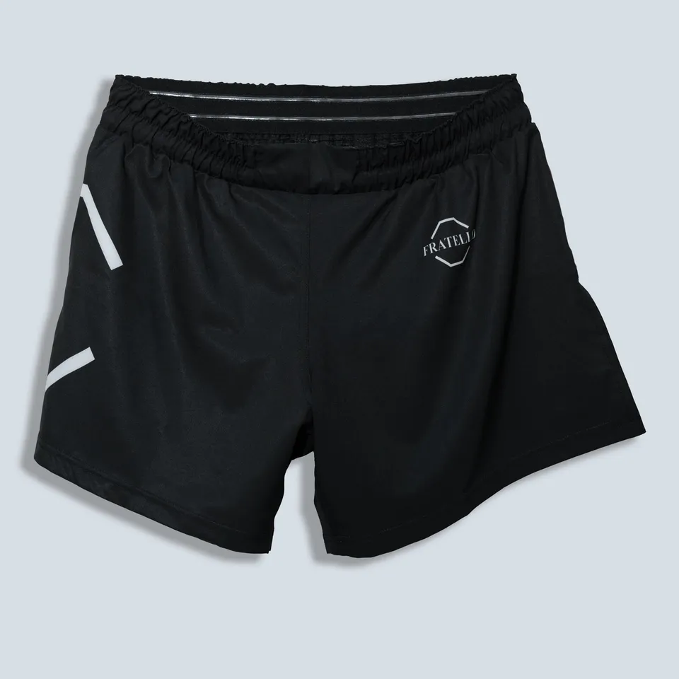 Fratello Pantaloncini Essentials Hybrid shorts bianchi spacchi laterali