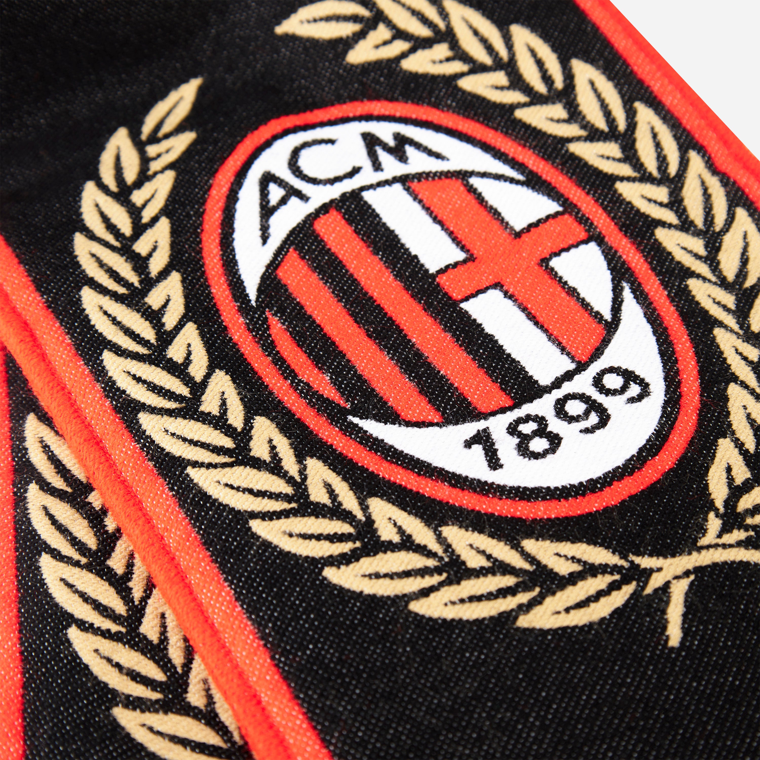 AC Milan Accessori Milan Unico Amore Sei sciarpa nera 20x140 cm