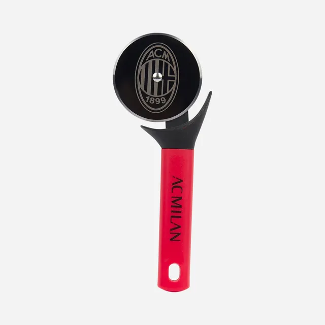 AC Milan Accessori tagliapizza ufficiale nero rosso acciaio