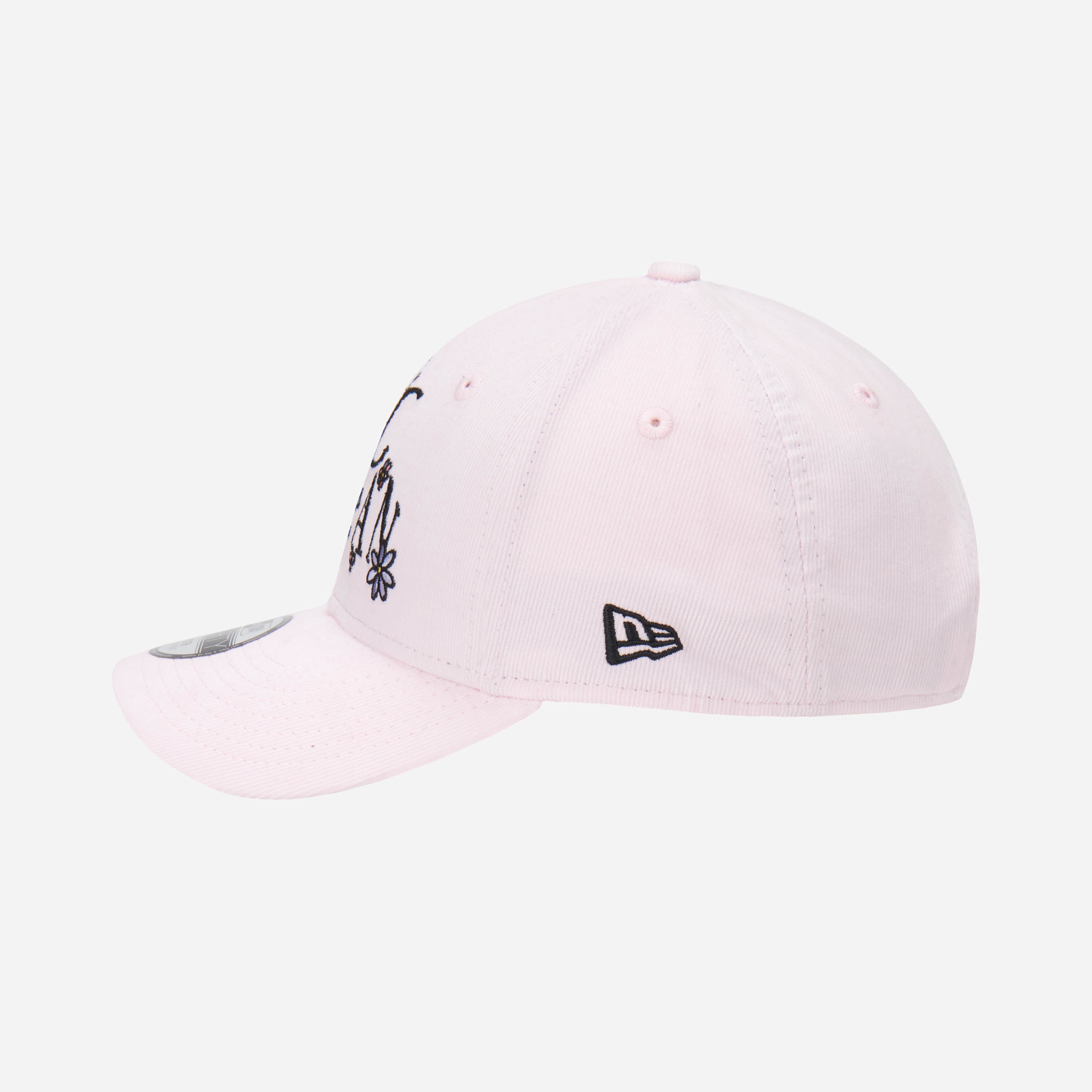 AC Milan Cappelli 9FORTY New Era cappellino nero fiori