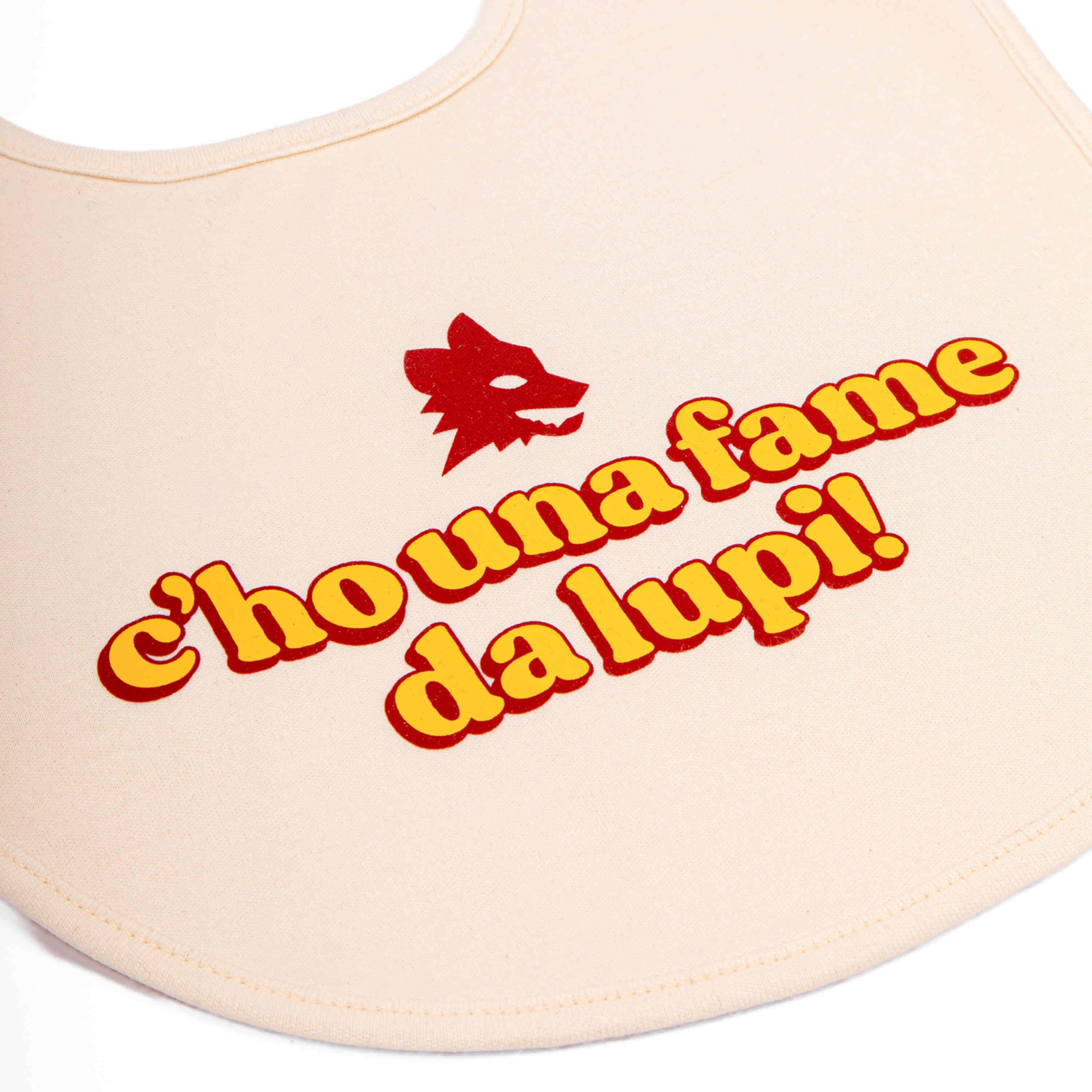 AS Roma Baby bavaglino fame da lupi