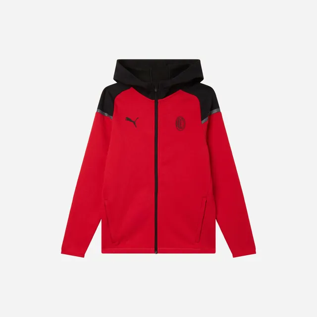 AC Milan Casuals giacca bambino cappuccio 2023/24 cotone