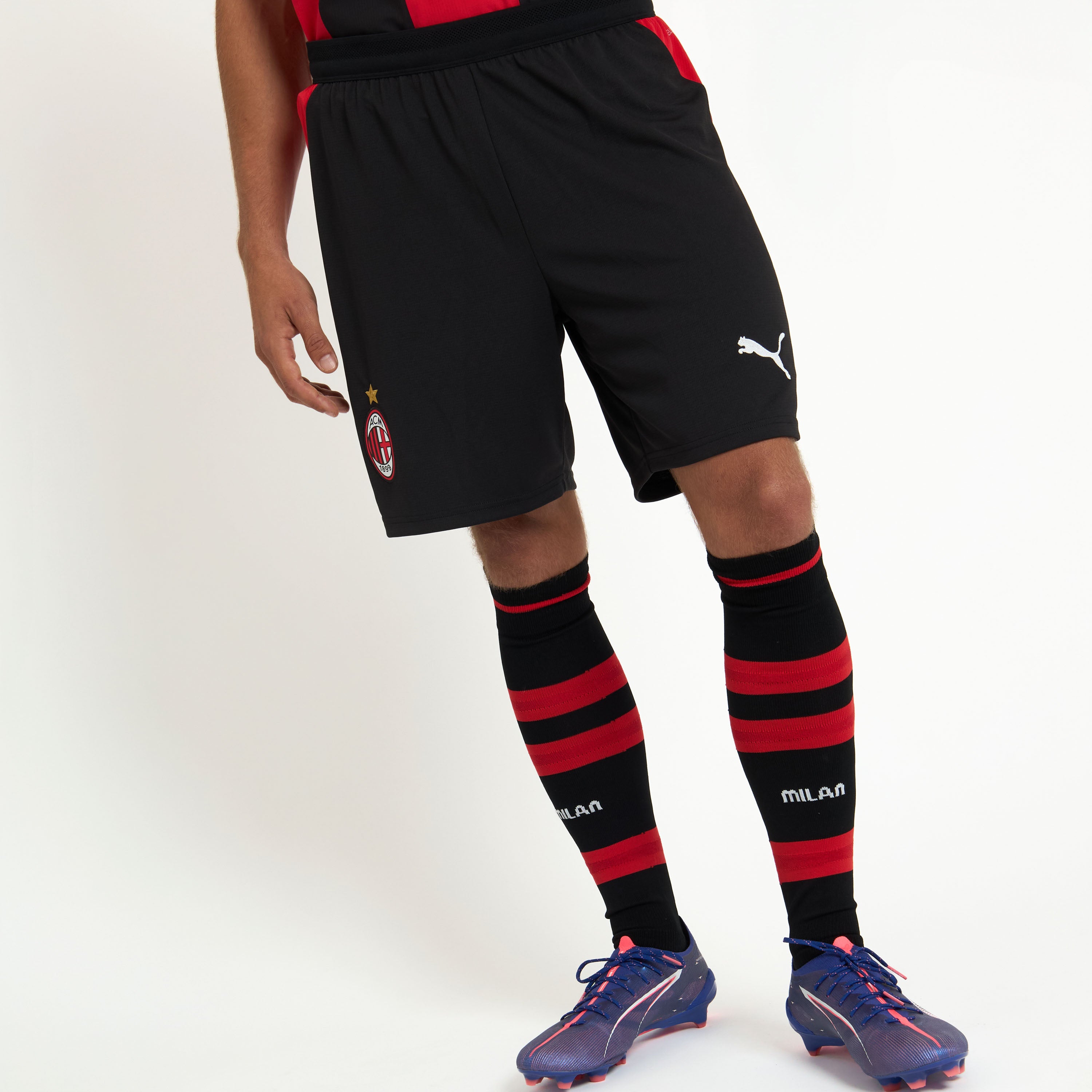 AC Milan Home 2026/27 Pantaloncini Neri Uomo L Poliestere