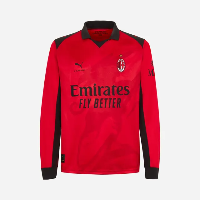 Puma x AC Milan x Slam Jam maglia gara rossa manica lunga
