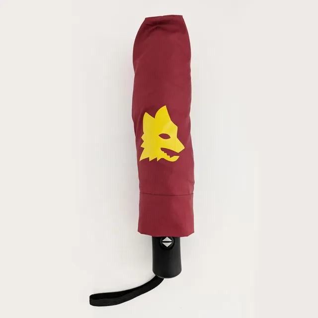 Roma Fanshop Roma Fans ombrello tascabile lupo rosso