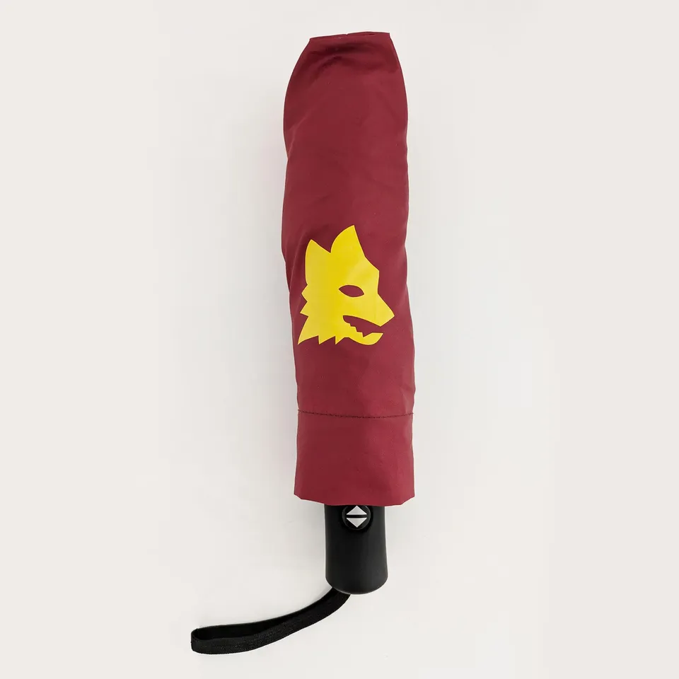 Roma Fanshop Roma Fans ombrello tascabile lupo rosso