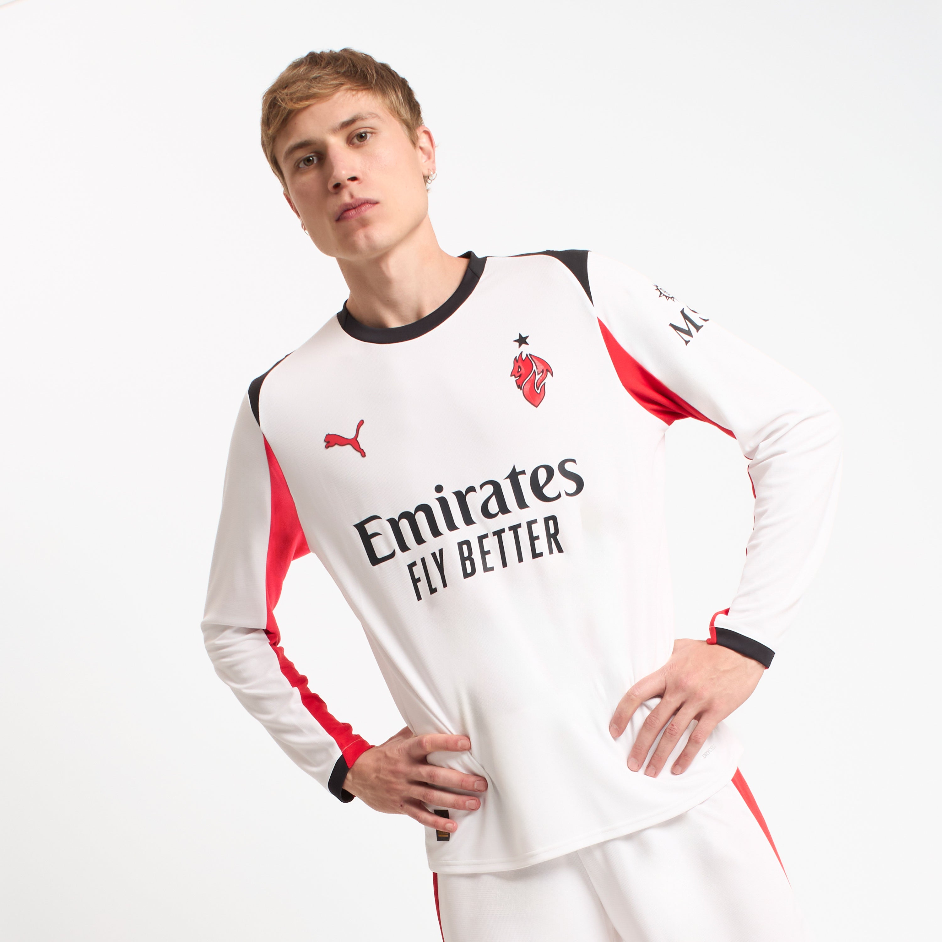 AC Milan Away 2025/26 Maglia M Manica Lunga DryCell