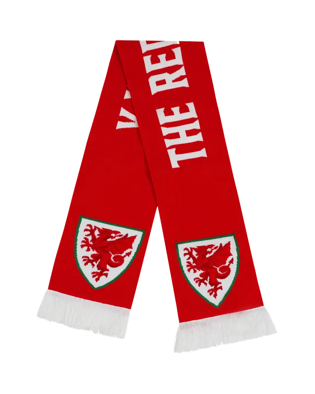 Wales Accessories sciarpa The Red Wall rossa taglia unica