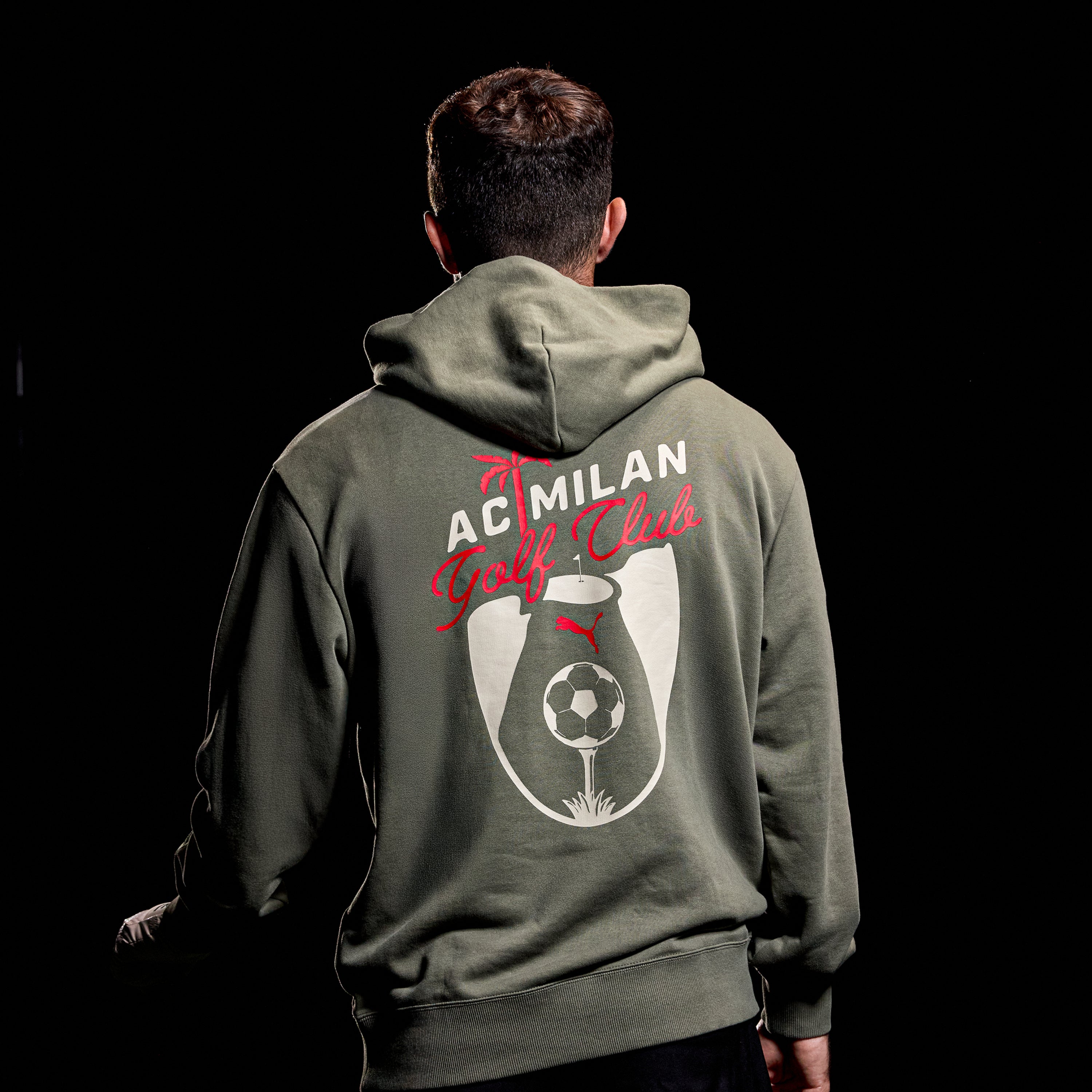 Puma x ACM Golf Club Green Hoodie felpa verde uomo