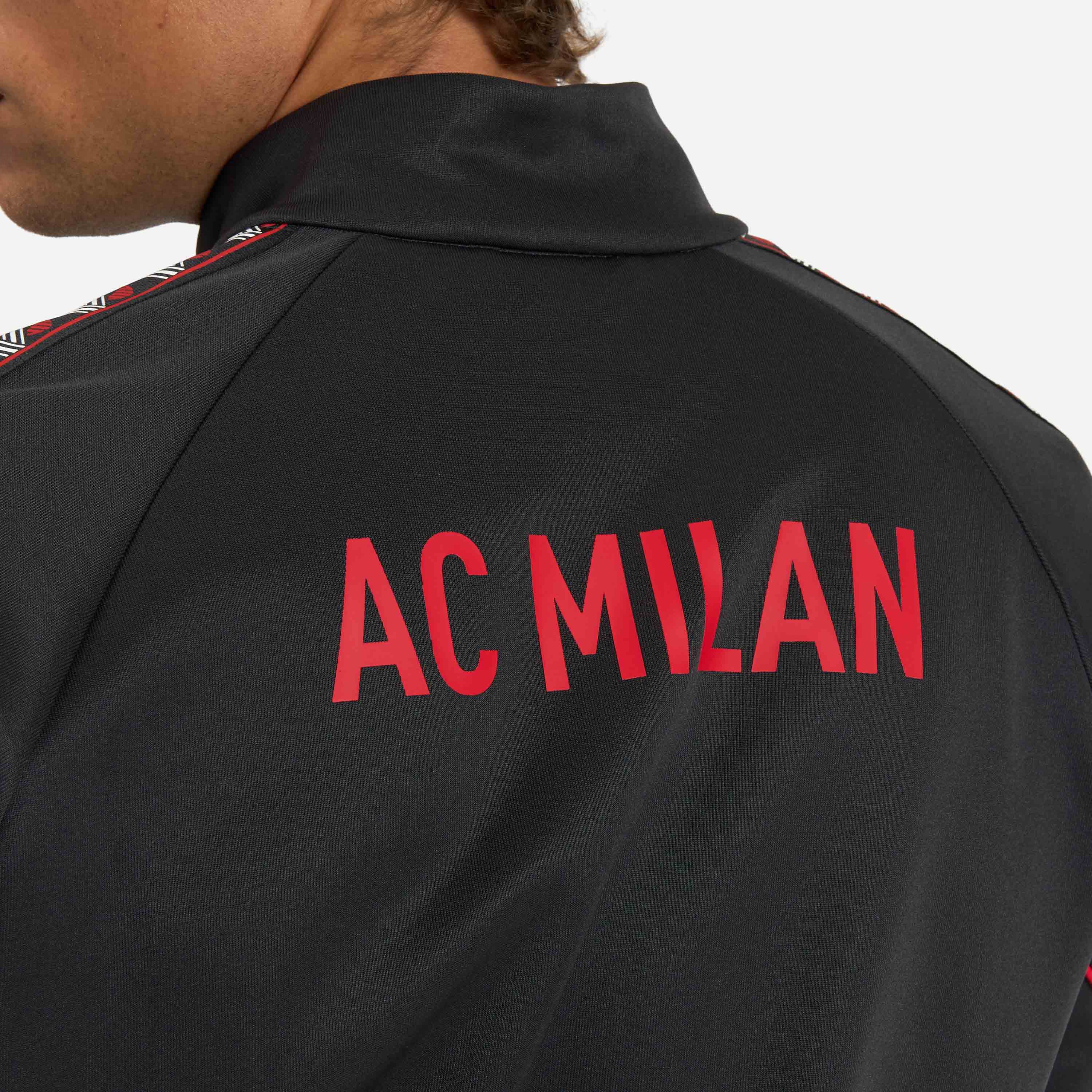AC Milan King Giacca Grigia Zip Uomo taglia M poliestere