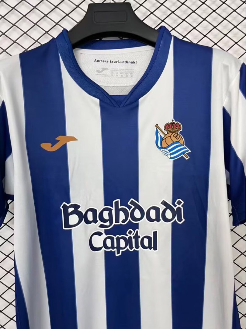 Real Sociedad Prima Maglia 2026/27 maglia righe