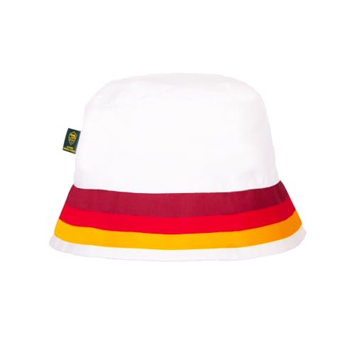 AS Roma Pouchain Cappello Pescatore Bianco Storia Giallorossa