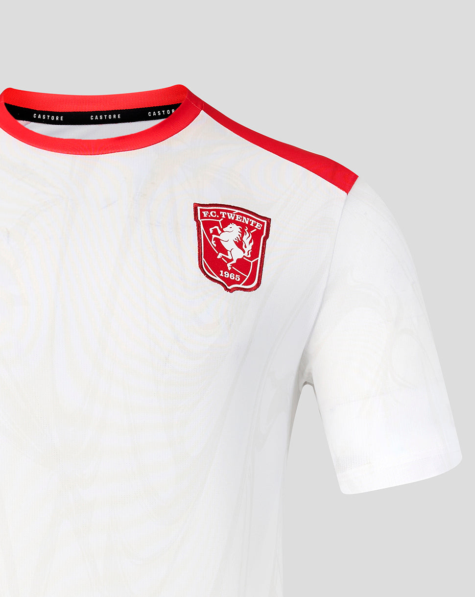 Twente Matchday 26/27 T-Shirt uomo maglia bianca traspirante
