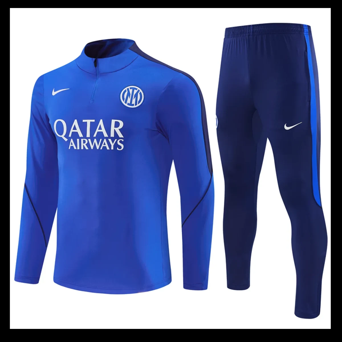 Tifoso Store Inter 2026/27 tuta blu mezza zip royal