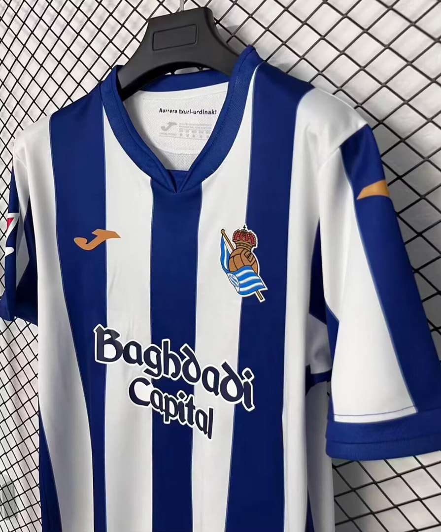 Real Sociedad Prima Maglia 2026/27 maglia righe