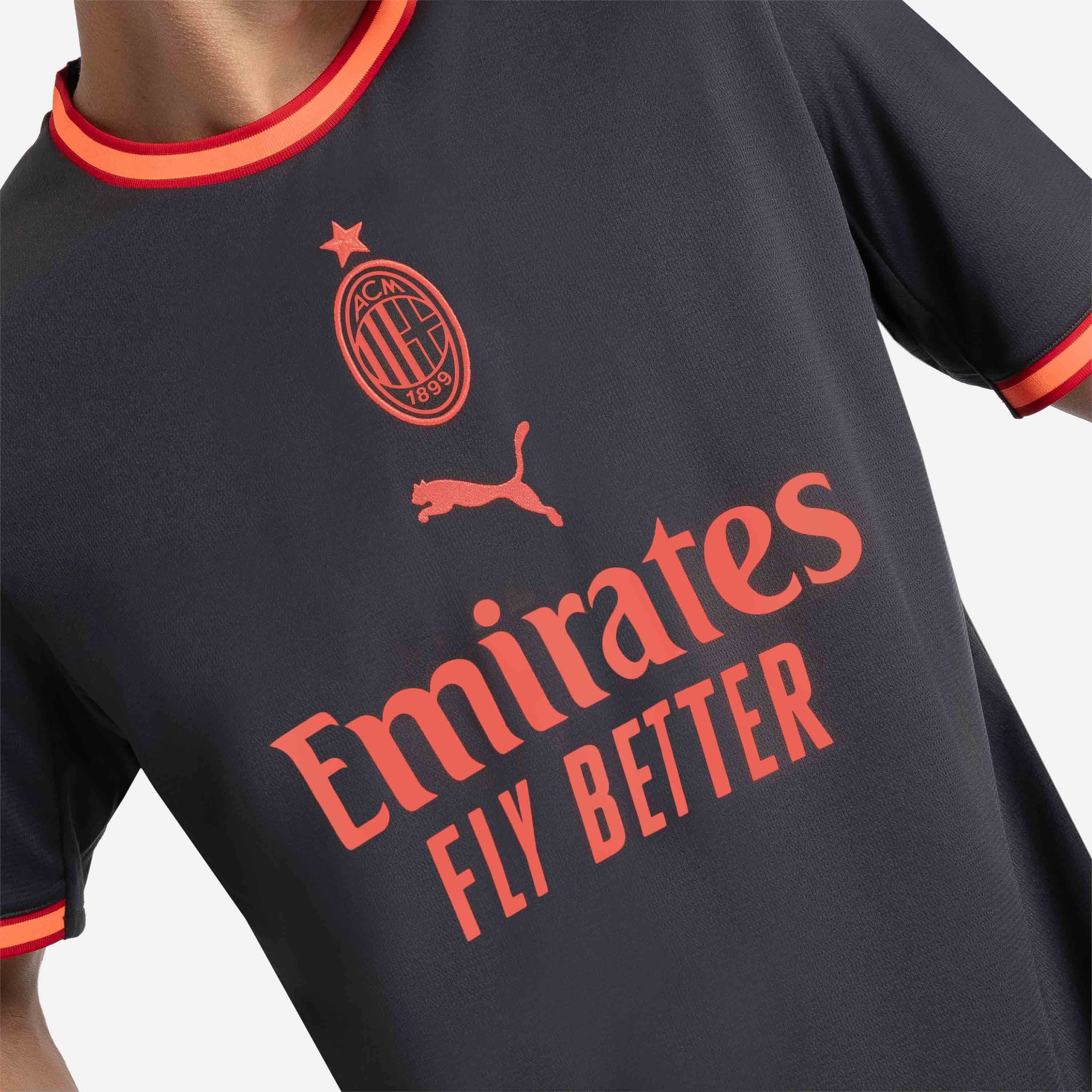 AC Milan Third 2026/27 maglia uomo third nera traspirante
