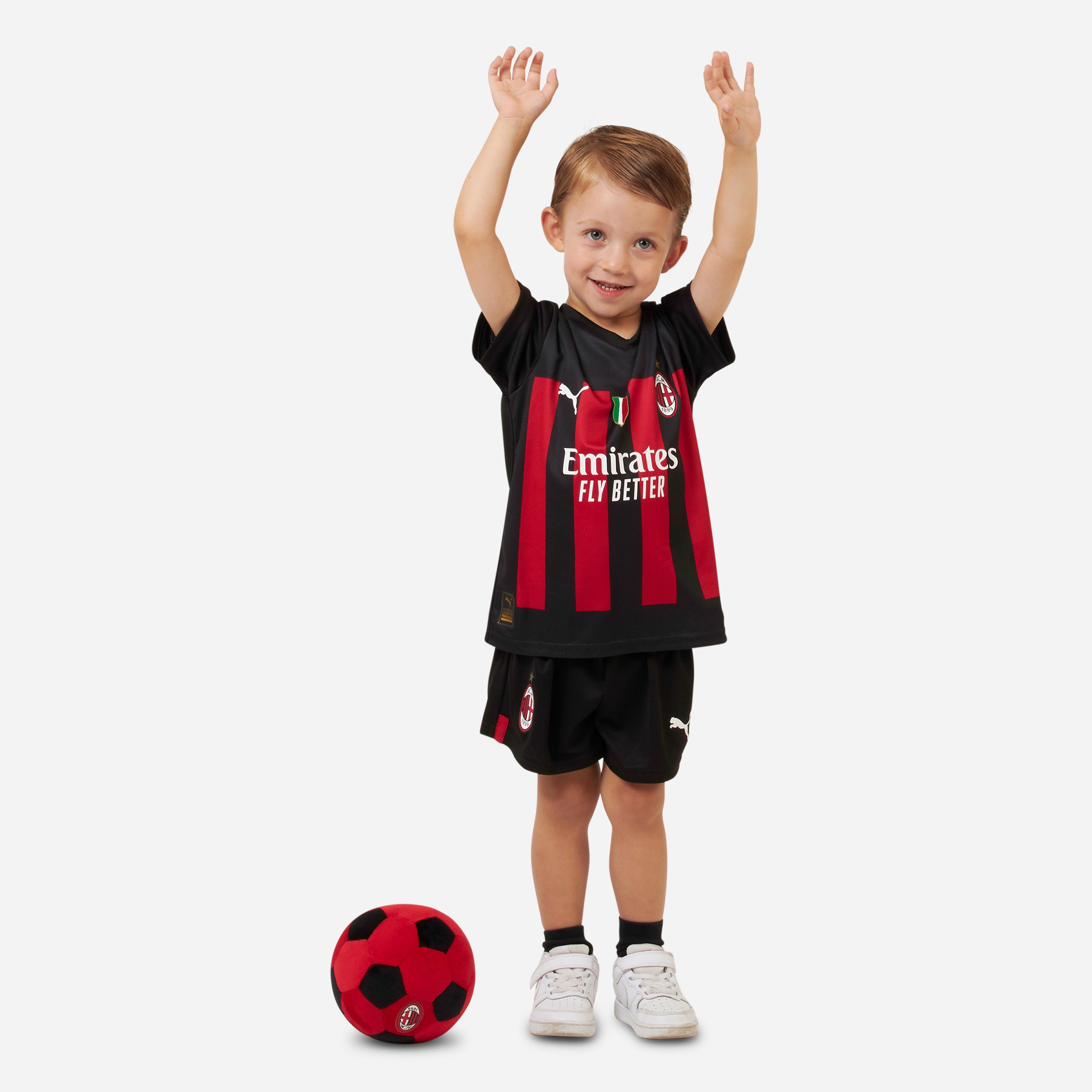 AC Milan Kit Gara Milan Home 2022/23 Mini Kit Bambino Rossonero