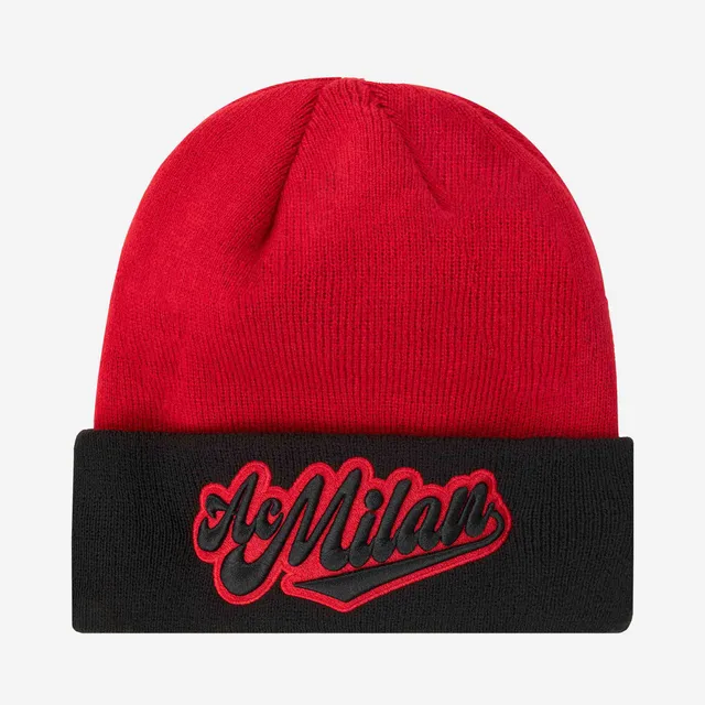 New Era X AC Milan Urban Berretto Unisex Nero Risvoltato