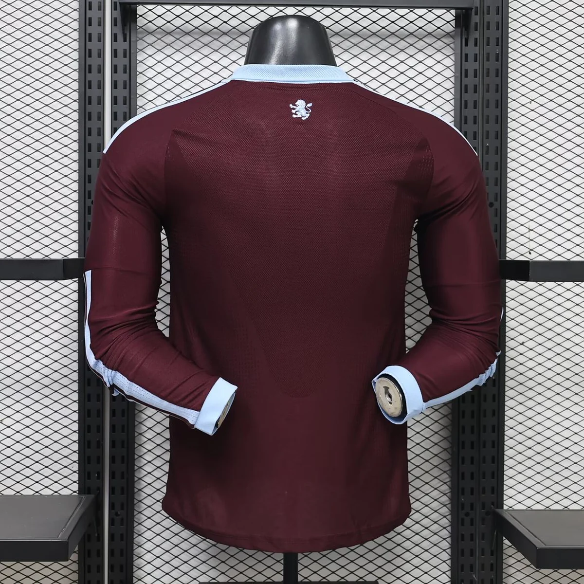 Aston Villa 2026/27 Player maglia manica lunga bordeaux