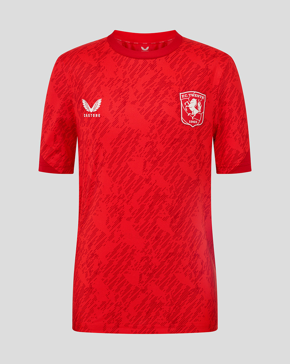 Twente Matchday maglietta junior 25/26 rosso tomato