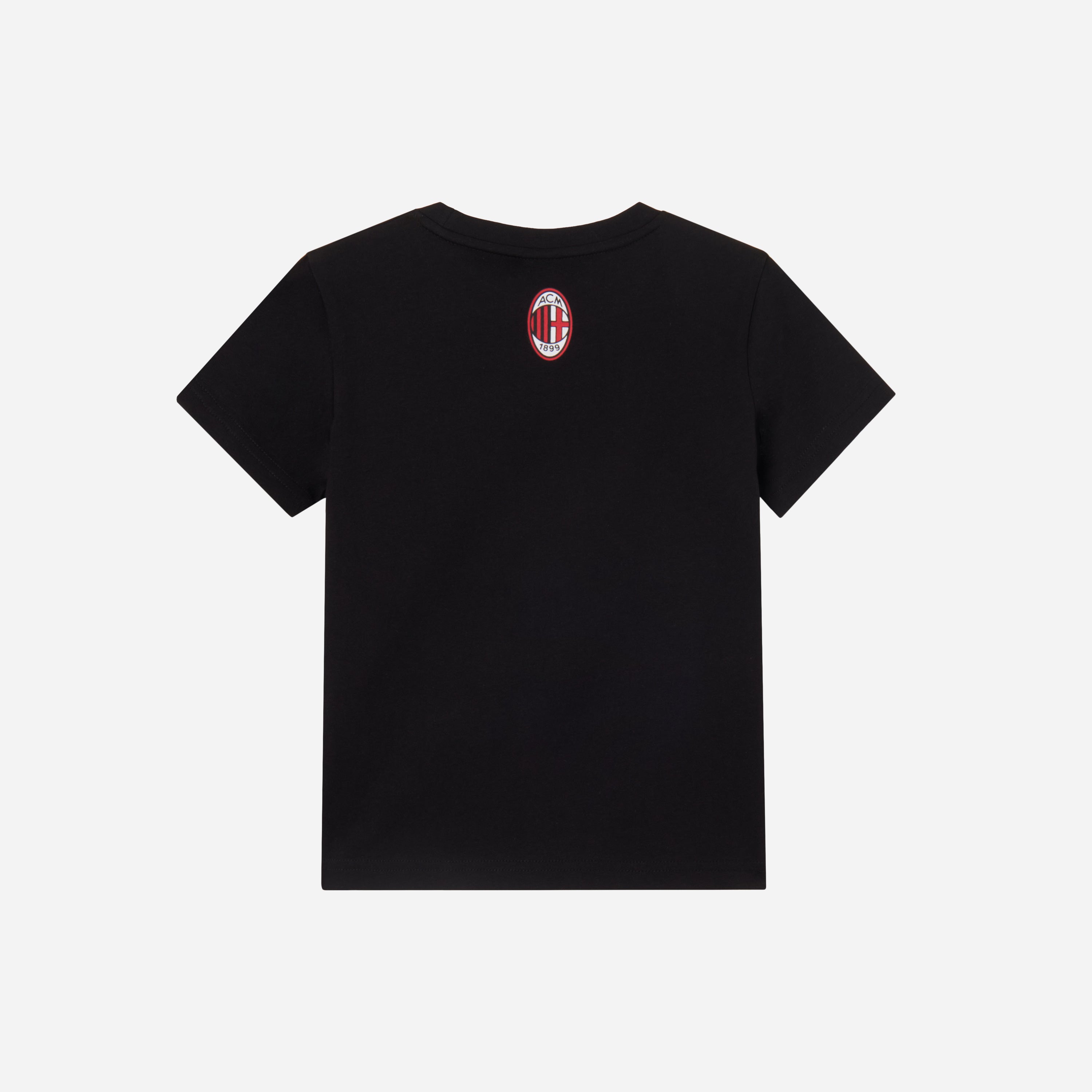 AC Milan Milanista Maglietta Bambino Nera 8 Anni Cotone