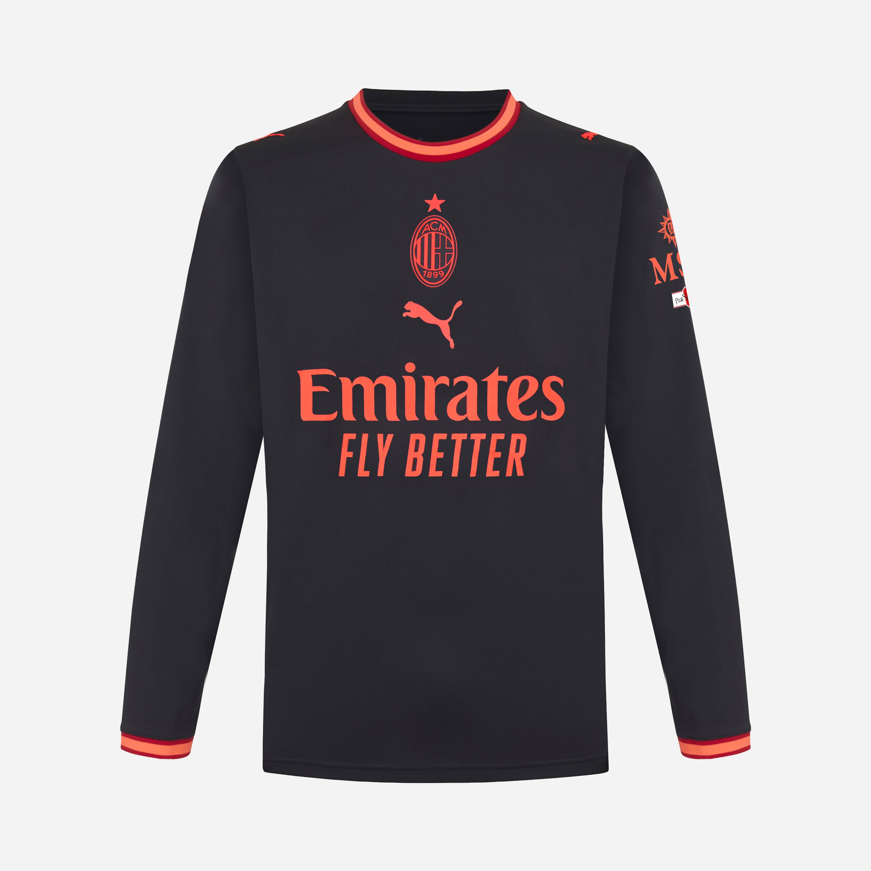 AC Milan Third 2026/27 maglia gara manica lunga uomo drycell