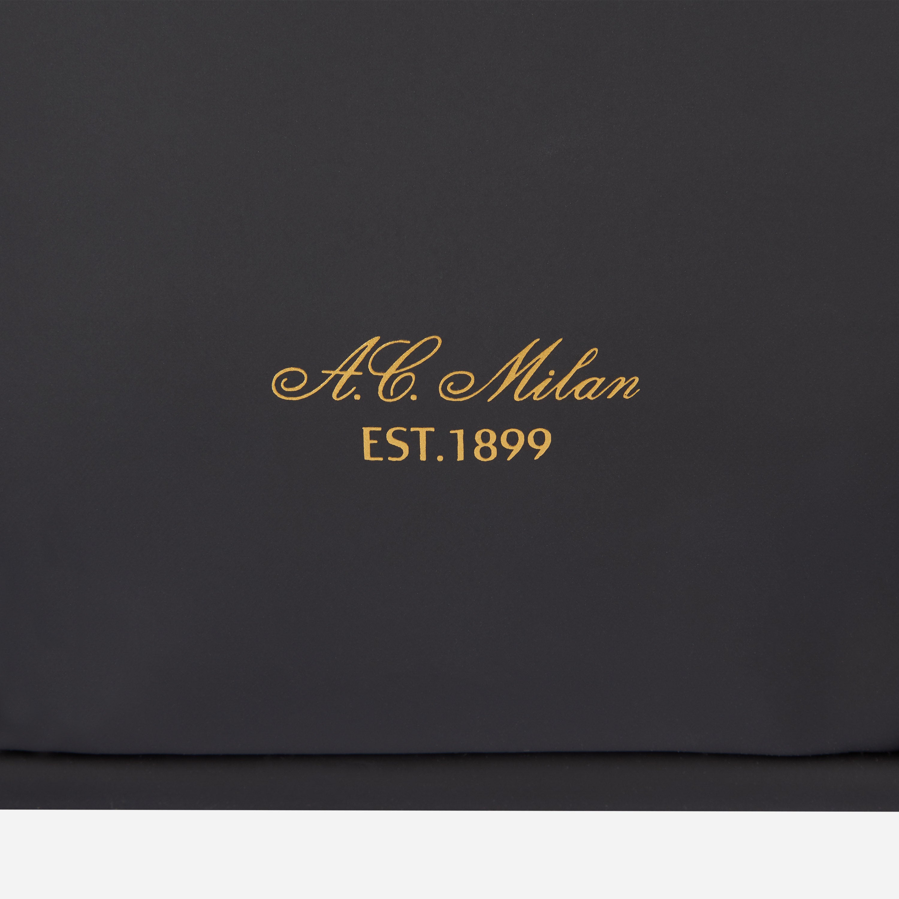 AC Milan Borsa Tote bag impermeabile nera 46x32x20 cm