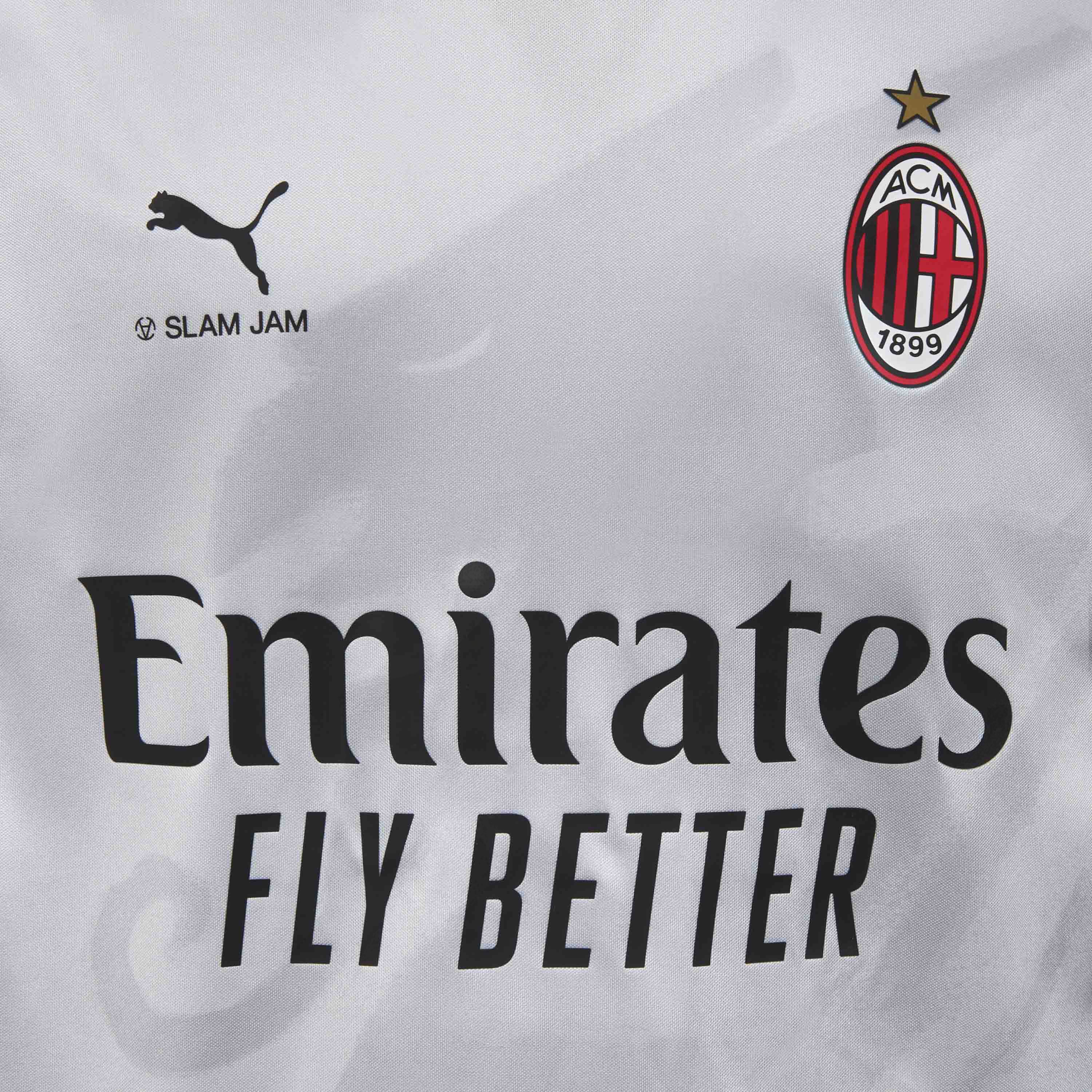 AC Milan x Slam Jam maglia gara argento manica lunga uomo