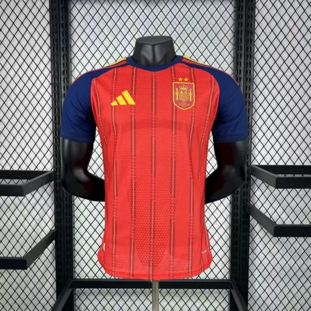 Spagna Prima Maglia Mondiale 2026 Player maglia calcio S-XXL