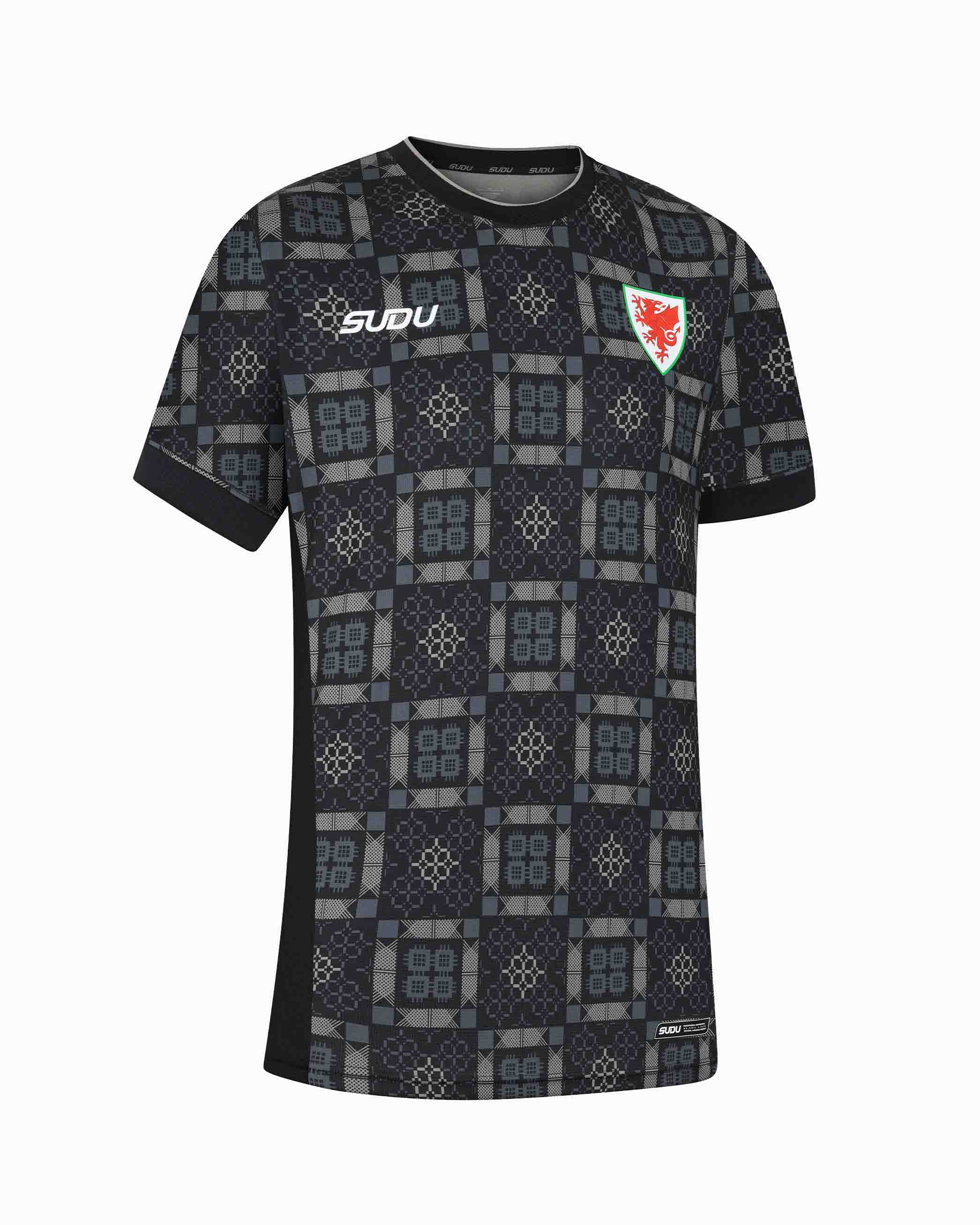 Wales Goalkeeper Kit maglia portiere nera M adulto