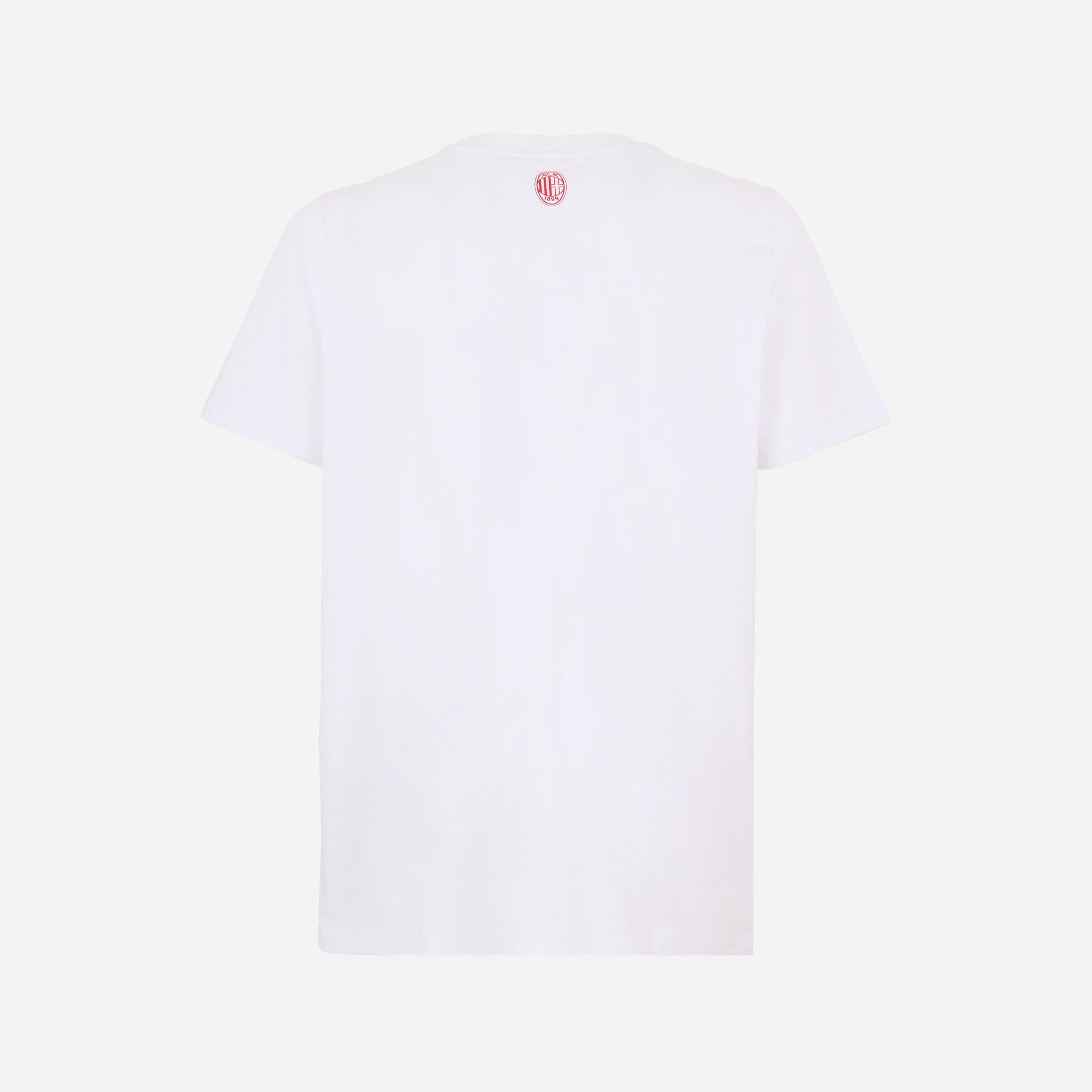 AC Milan Culture t-shirt bianca uomo grafica centrale XS-XXL