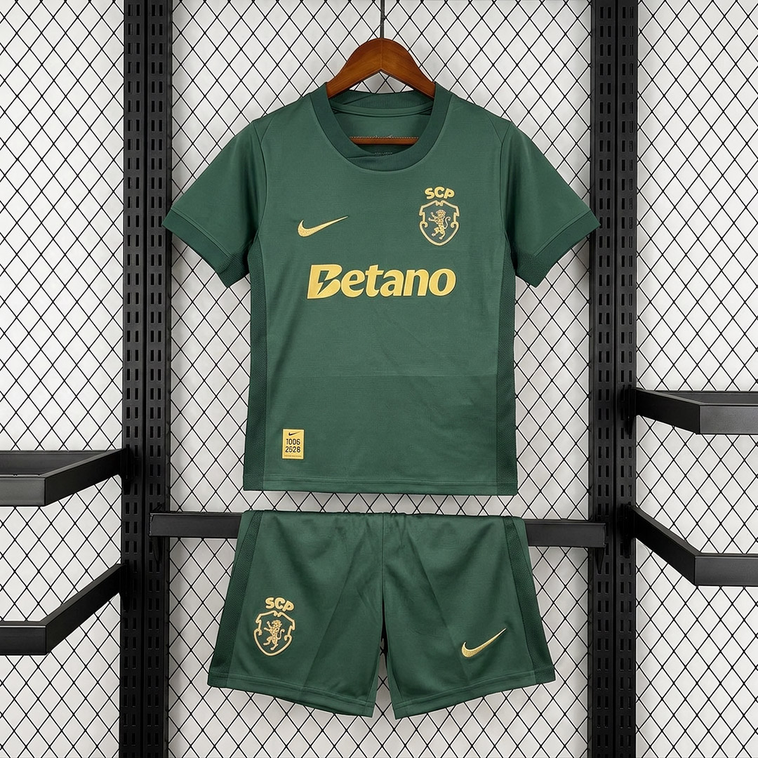 Sporting CP Completo Bambino Home 2026/27 maglia+pantaloncini