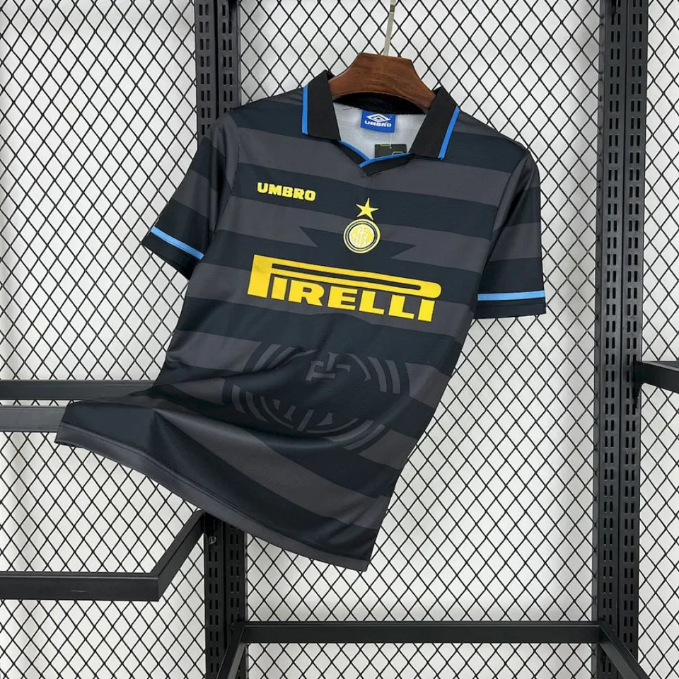 Inter 1997/98 Terza maglia third retro nerazzurra taglie S-XXL
