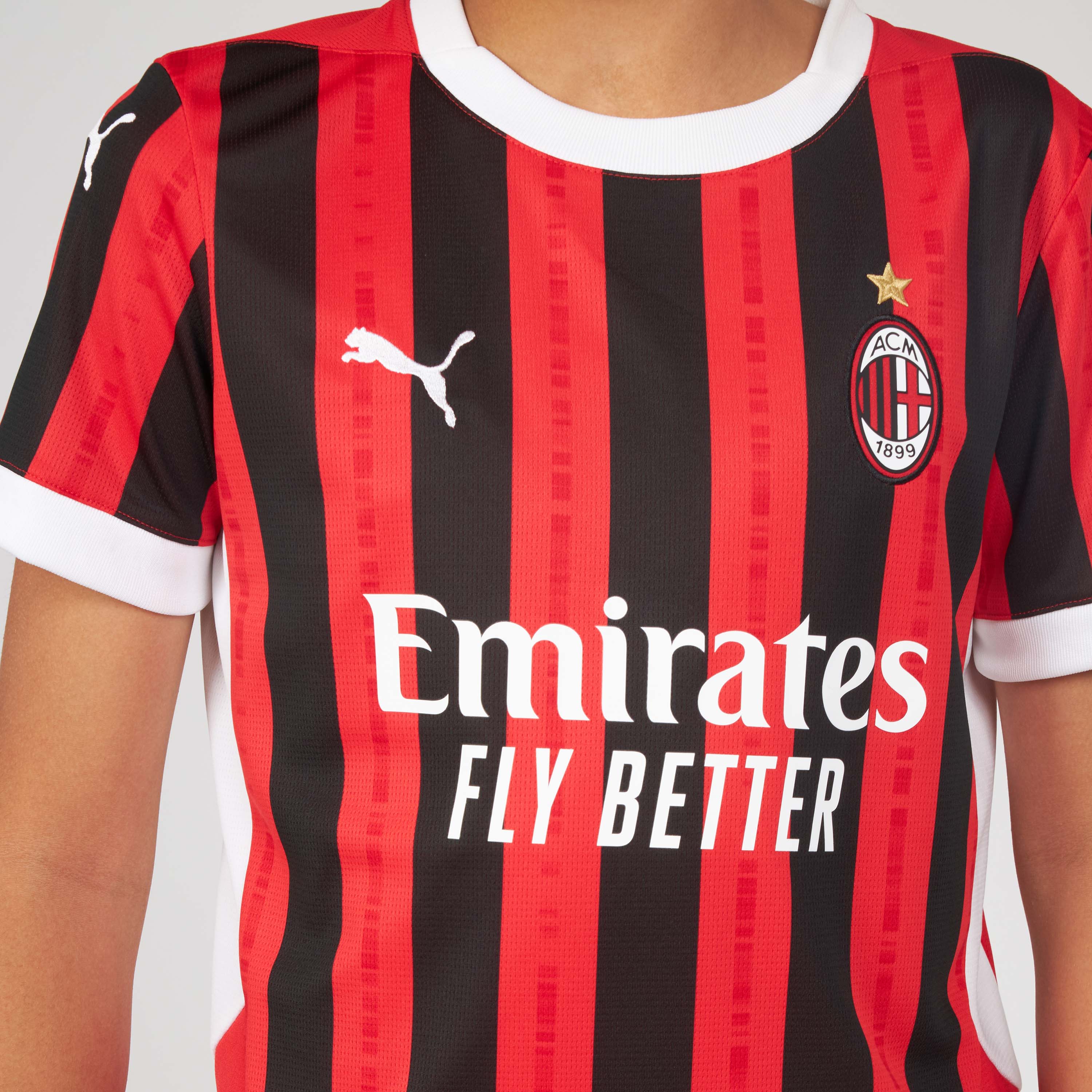 AC Milan Home 2024/25 maglia bambino rossonera
