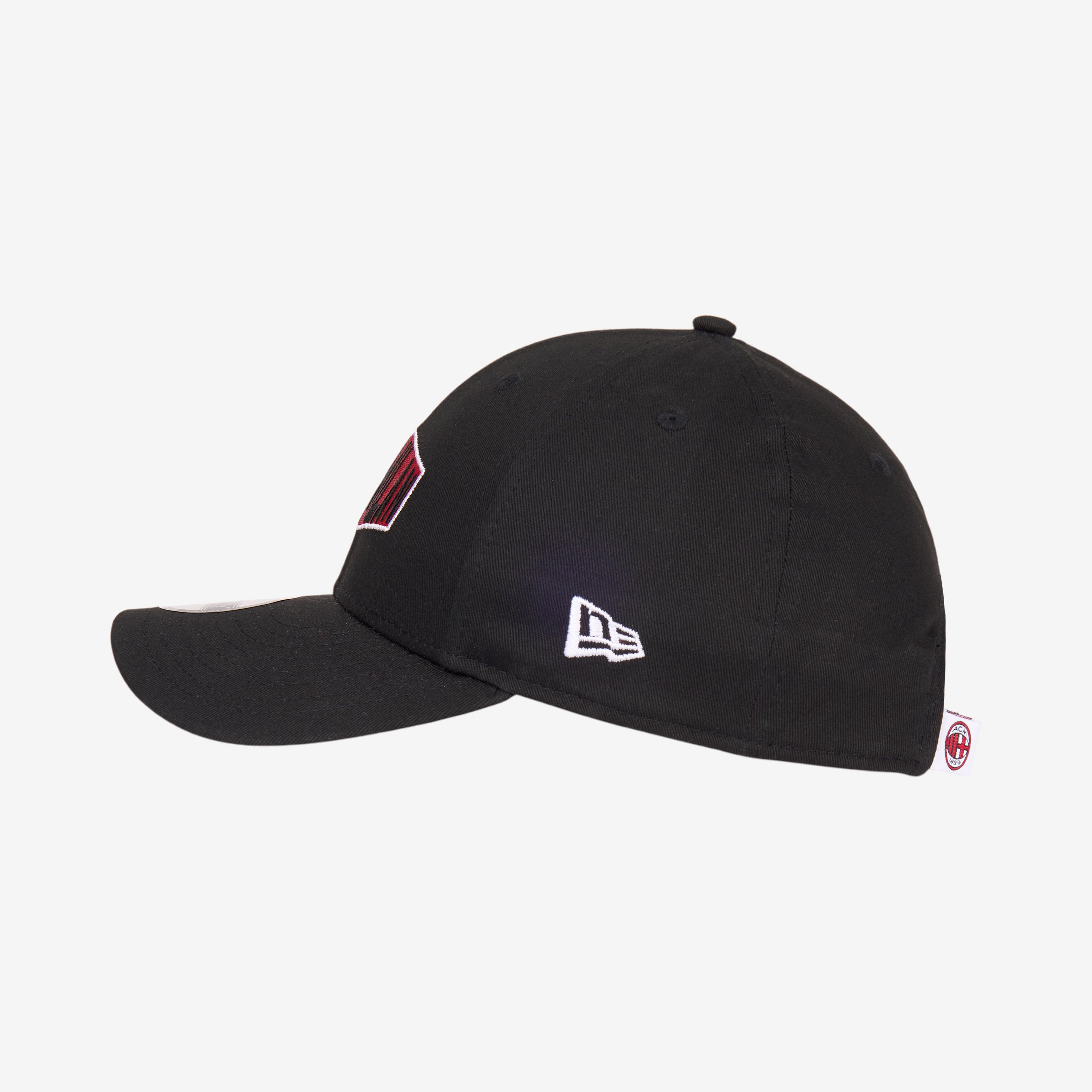 AC Milan 9Forty New Era cap bambino nero Forza Milan cotone