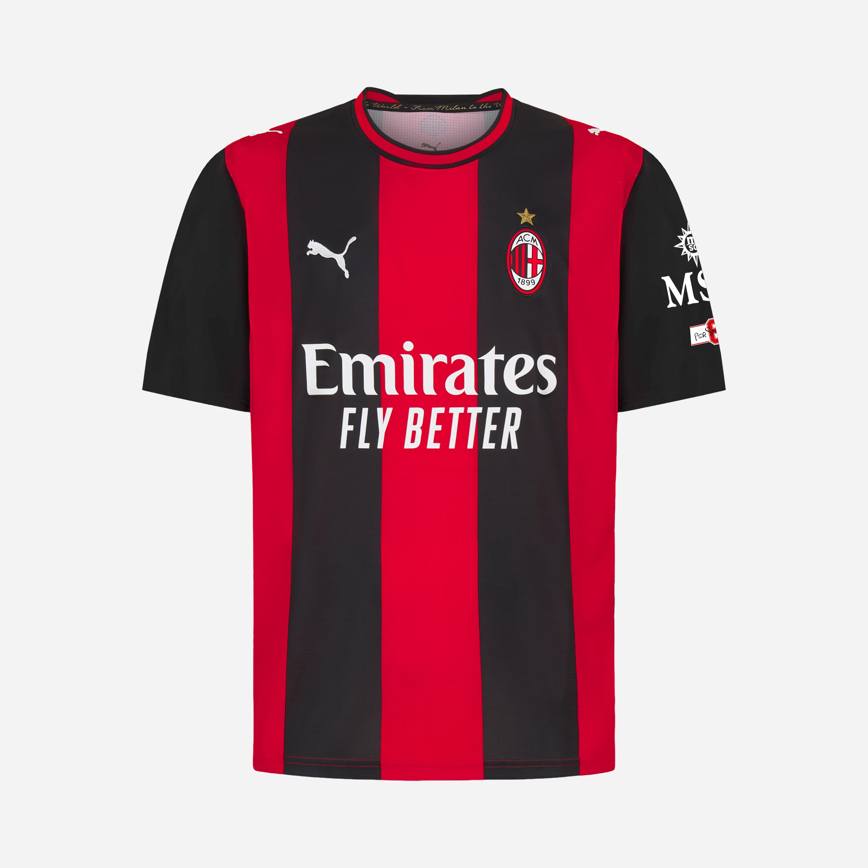 AC Milan Kit Gara Home 2026/27 Jersey maglia uomo strisce