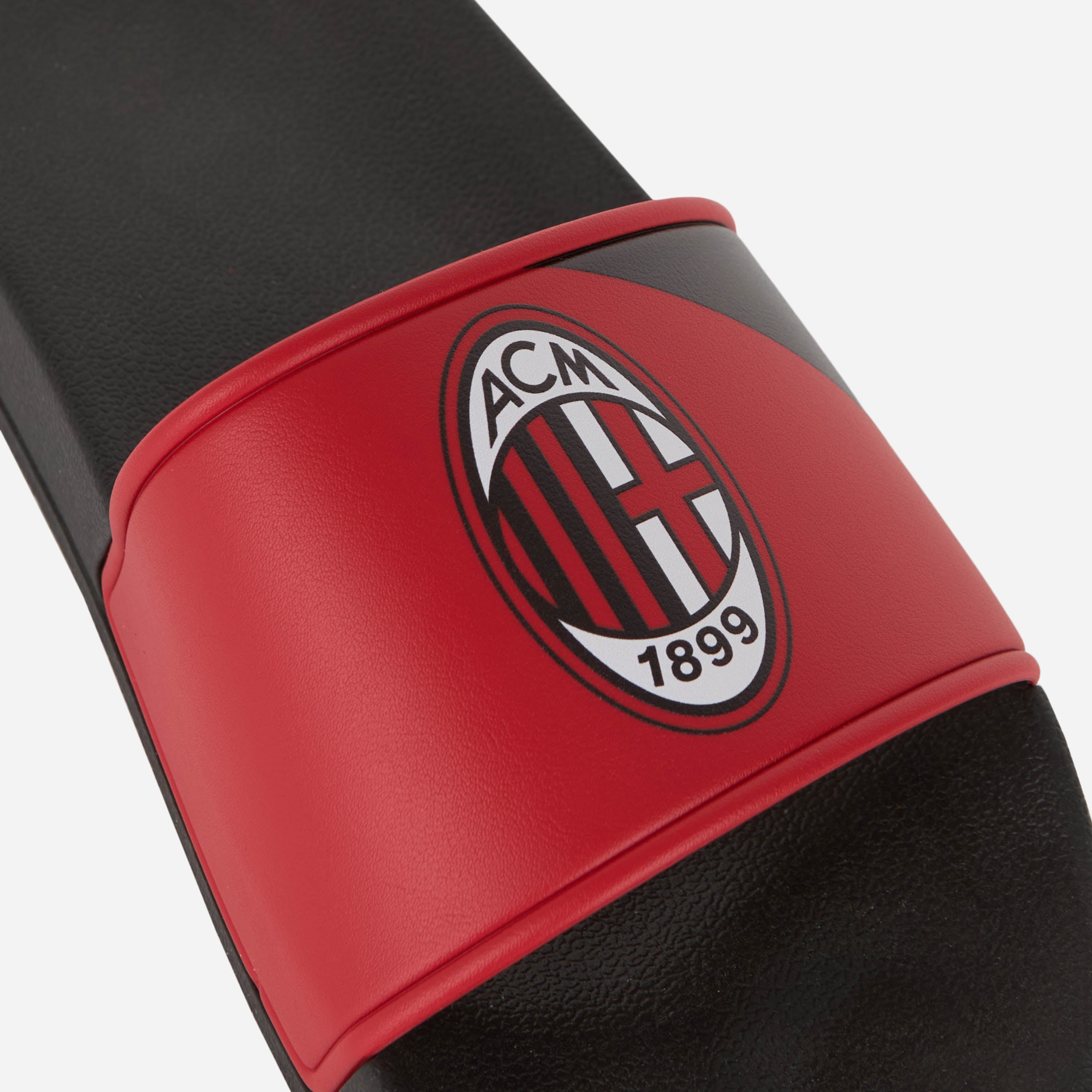 AC Milan Logo Slides ciabatte uomo nere 43 PVC