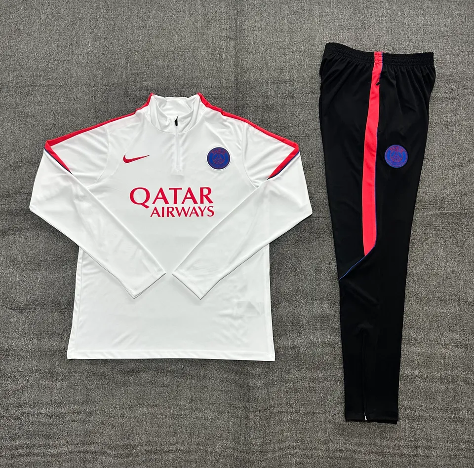 PSG Tuta 2026/27 bianca tuta sportiva giacca + pantaloni